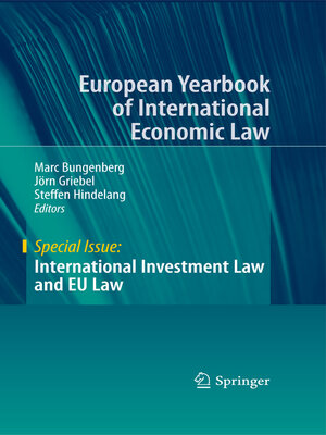 cover image of International Investment Law and EU Law